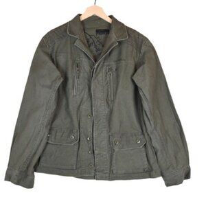 O'Neill Military Utility Jacket Sz L Olive Green Premium Series Workwear